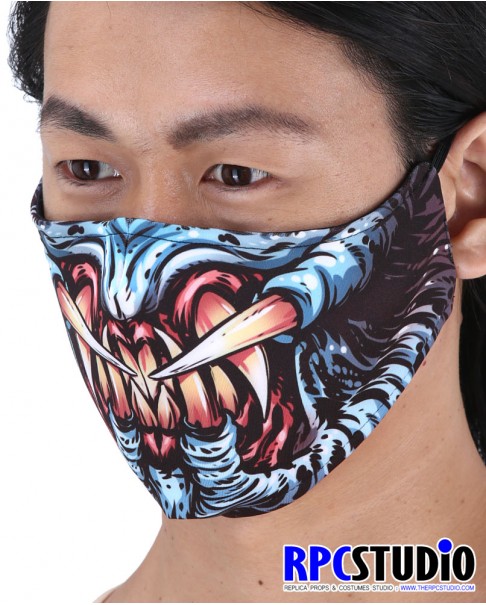 MONSTER BLUE FACEMASK