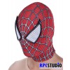 RED-BLUE MASK WITH 3D WEBBING PUFFY PAINT