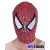 RED-BLUE MASK WITH 3D WEBBING PUFFY PAINT